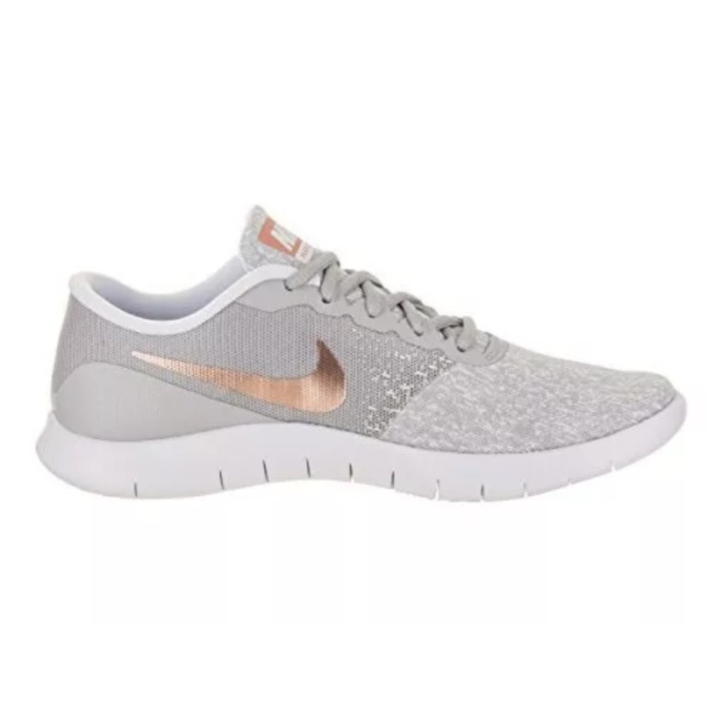 Nike Flex Gray and Rose Gold